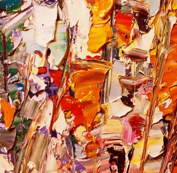 Artworks in 150 Subjects Painting - Colorful Boho by Palette Knife detail wall art texture